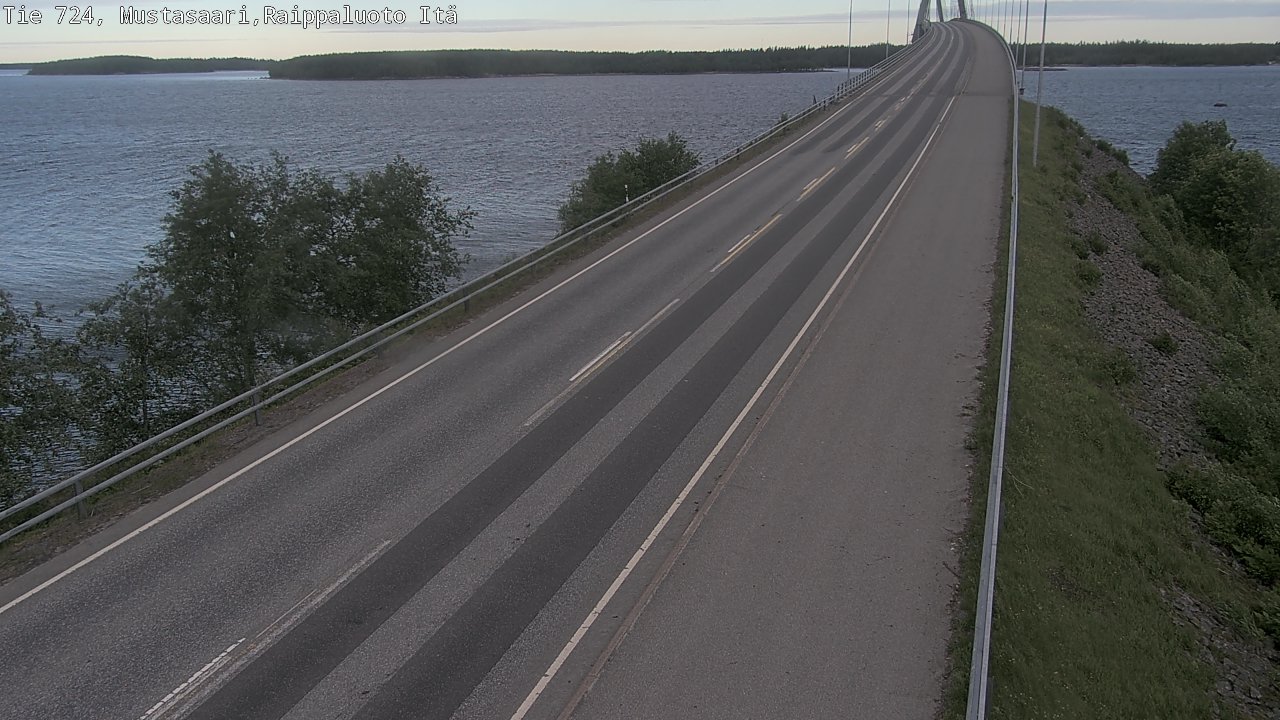 Kelikamerat Kuva Tie 724 Raippaluodonsilta itä, Mustasaari, Pohjanmaa