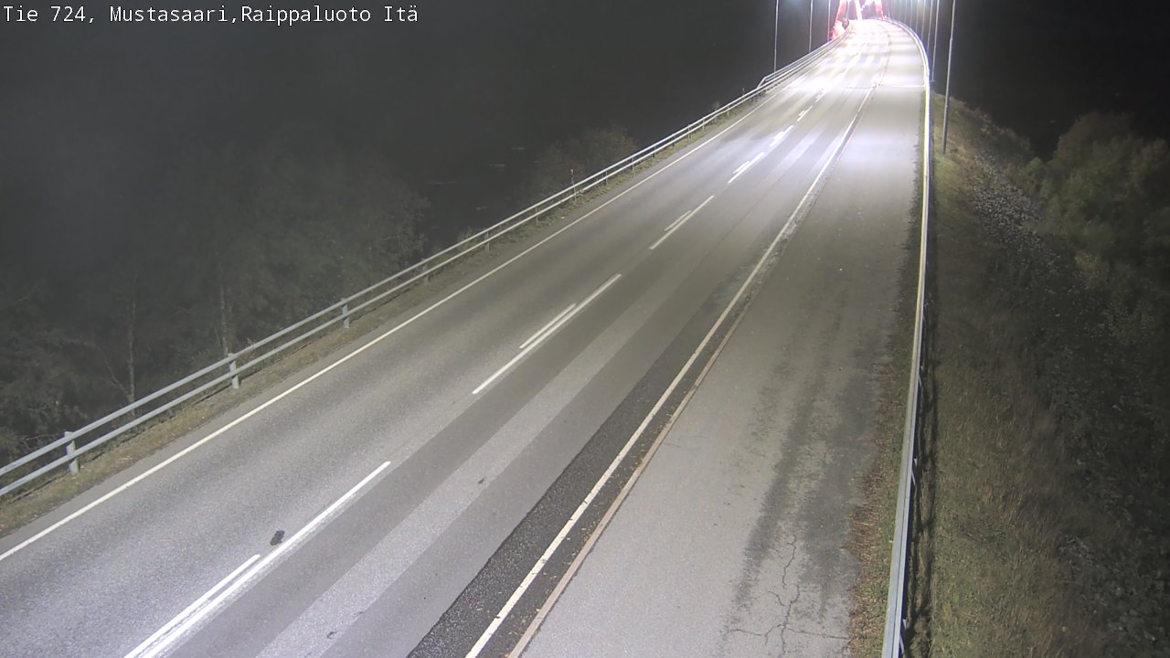 Weather Camera Image Road 724 Mustasaari, Raippaluoto, Fjärdskäret, Mustasaari, Pohjanmaa