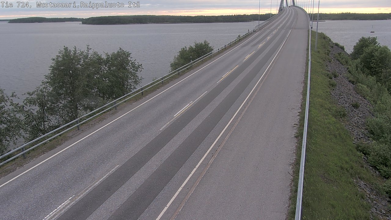 Kelikamerat Kuva Tie 724 Raippaluodonsilta itä, Mustasaari, Pohjanmaa