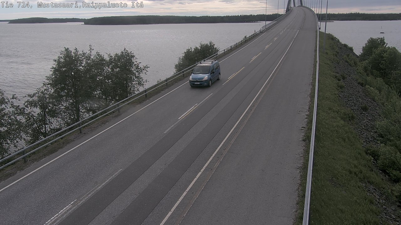 Kelikamerat Kuva Tie 724 Raippaluodonsilta itä, Mustasaari, Pohjanmaa