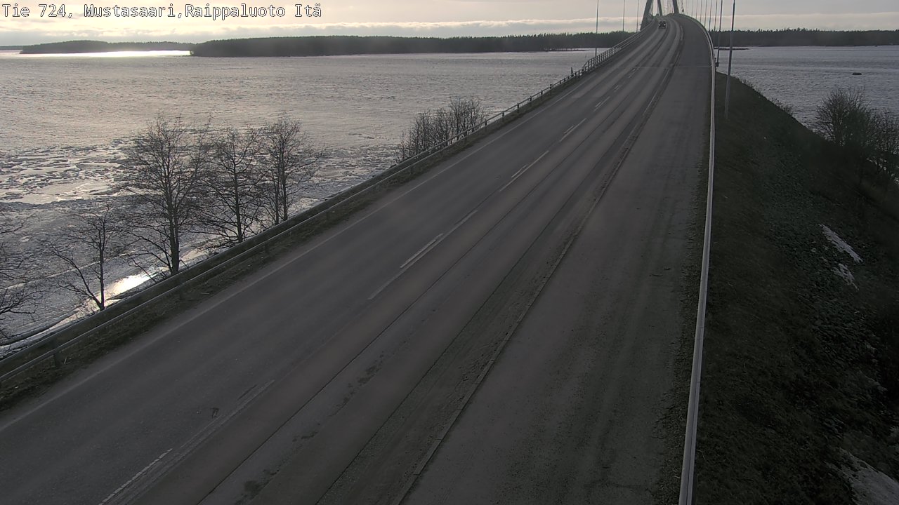 Kelikamerat Kuva Tie 724 Raippaluodonsilta itä, Mustasaari, Pohjanmaa
