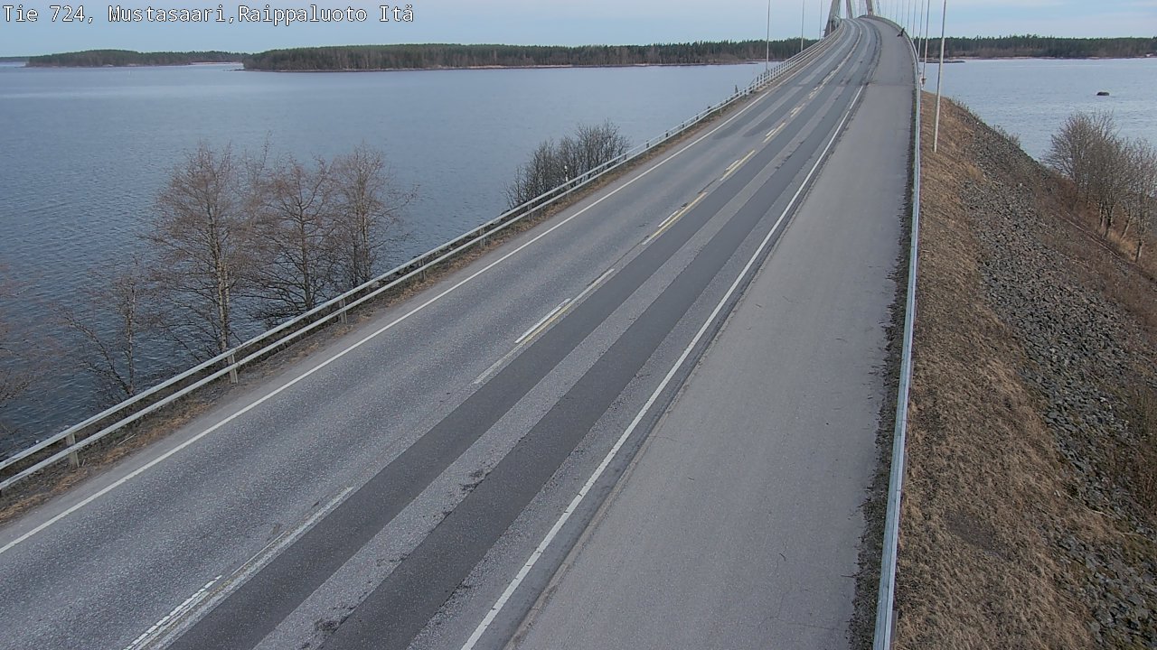 Kelikamerat Kuva Tie 724 Raippaluodonsilta itä, Mustasaari, Pohjanmaa