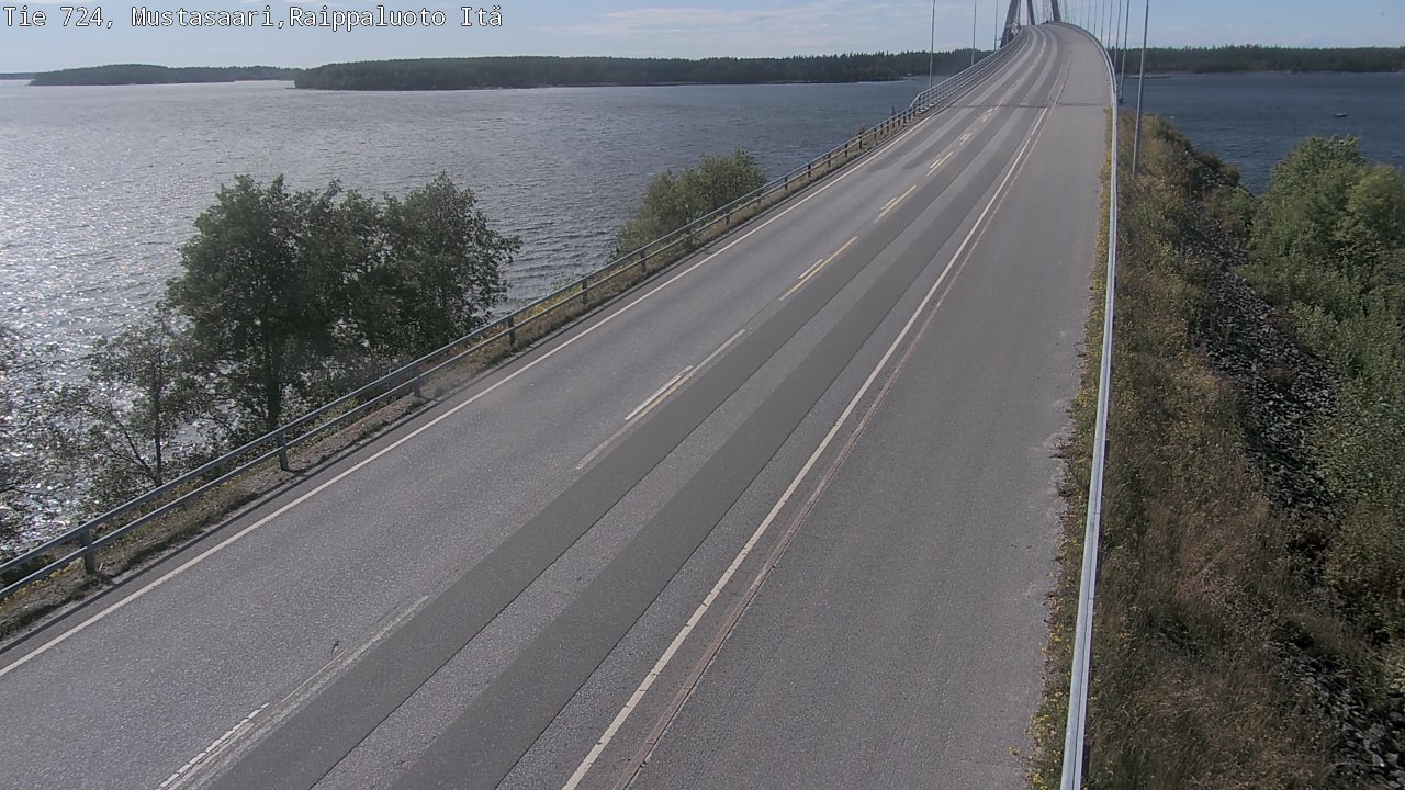 Kelikamerat Kuva Tie 724 Raippaluodonsilta itä, Mustasaari, Pohjanmaa