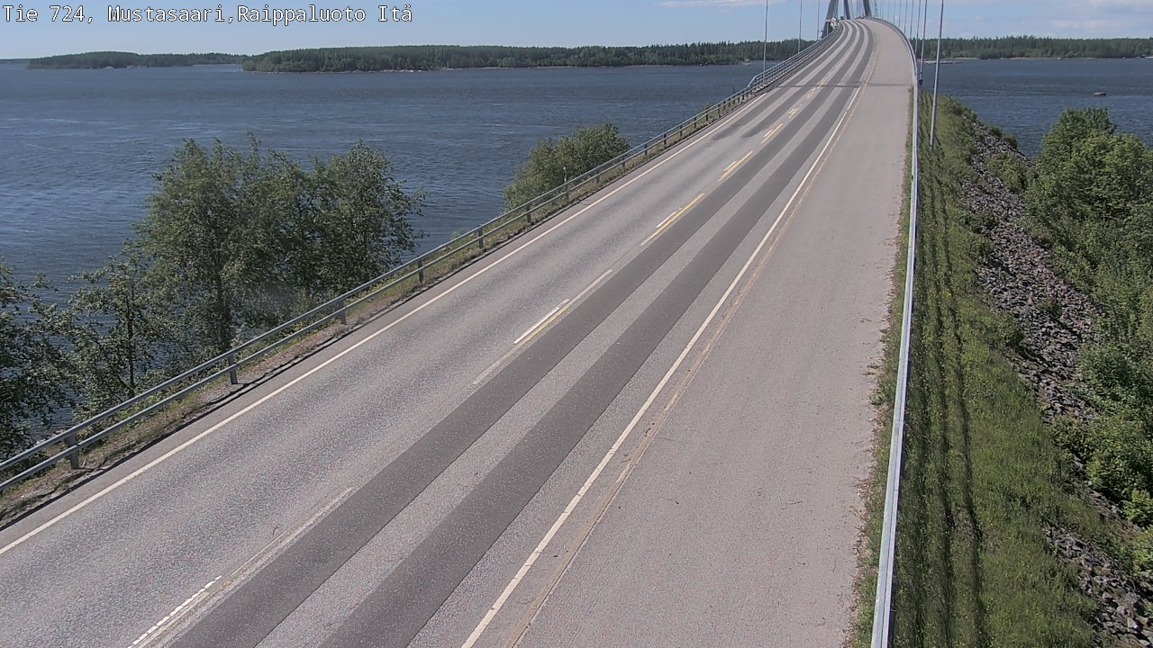 Weather Camera Image Väg 724 Korsholm, Replot, Fjärdskäret, Mustasaari, Pohjanmaa