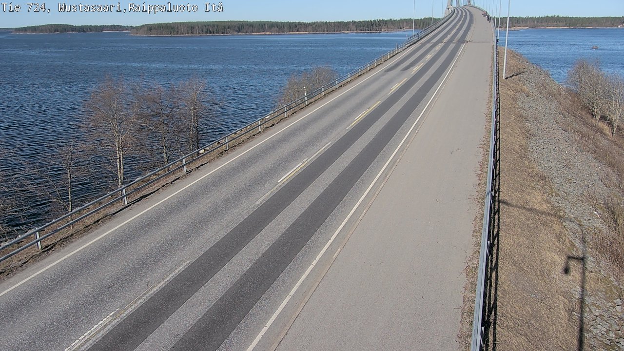 Weather Camera Image Väg 724 Korsholm, Replot, Fjärdskäret, Mustasaari, Pohjanmaa