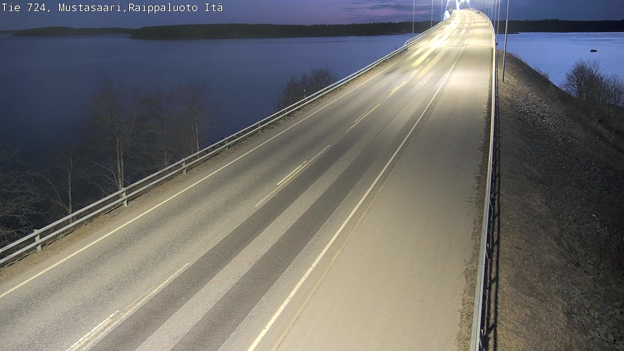 Weather Camera Image Väg 724 Korsholm, Replot, Fjärdskäret, Mustasaari, Pohjanmaa