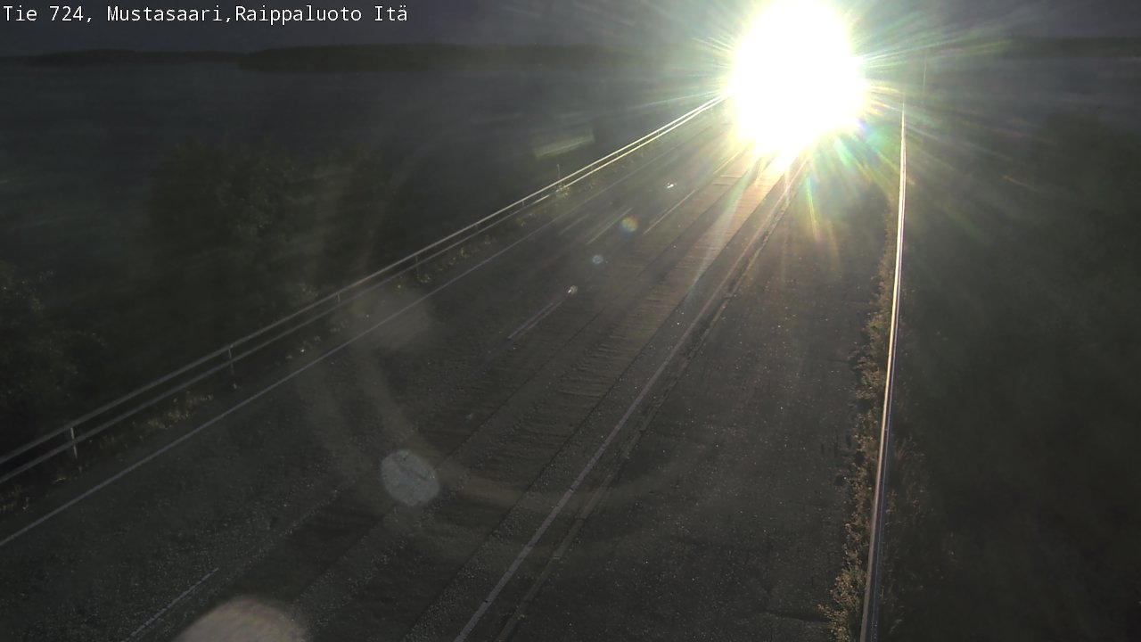 Weather Camera Image Road 724 Mustasaari, Raippaluoto, Fjärdskäret, Mustasaari, Pohjanmaa
