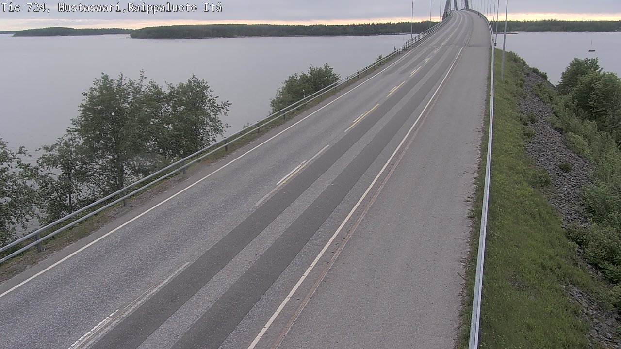Kelikamerat Kuva Tie 724 Raippaluodonsilta itä, Mustasaari, Pohjanmaa