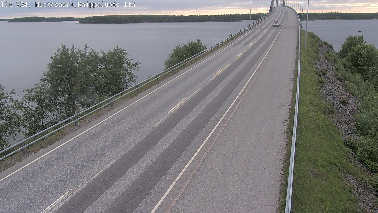 Kelikamerat Kuva Tie 724 Raippaluodonsilta itä, Mustasaari, Pohjanmaa