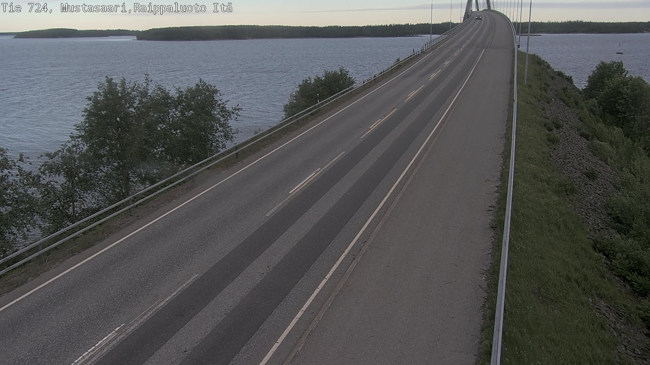 Kelikamerat Kuva Tie 724 Raippaluodonsilta itä, Mustasaari, Pohjanmaa