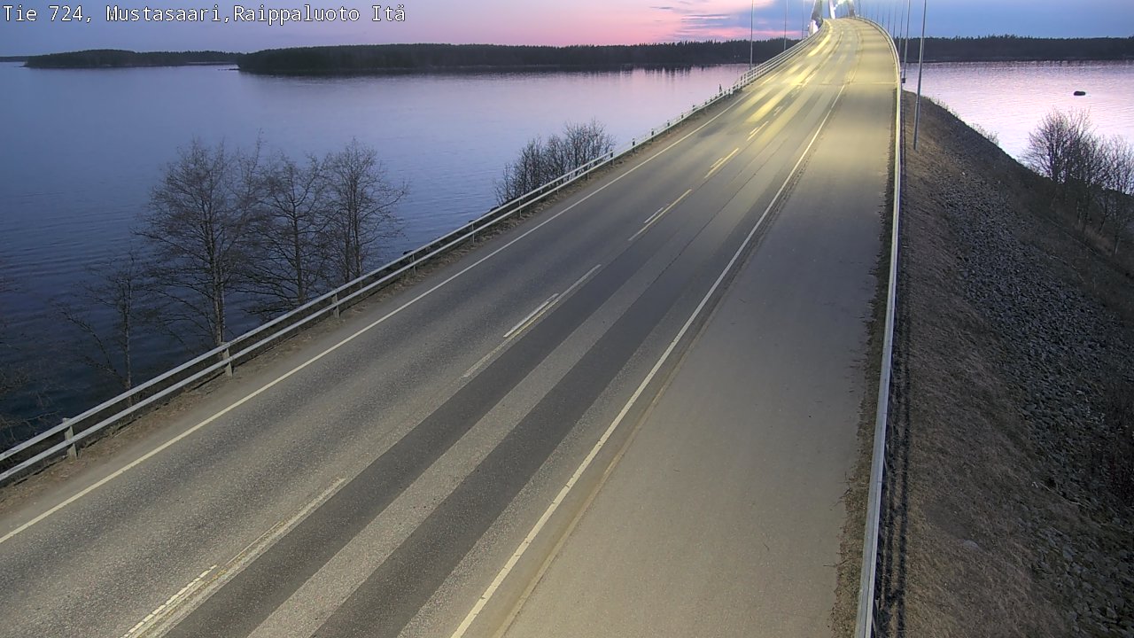 Weather Camera Image Väg 724 Korsholm, Replot, Fjärdskäret, Mustasaari, Pohjanmaa