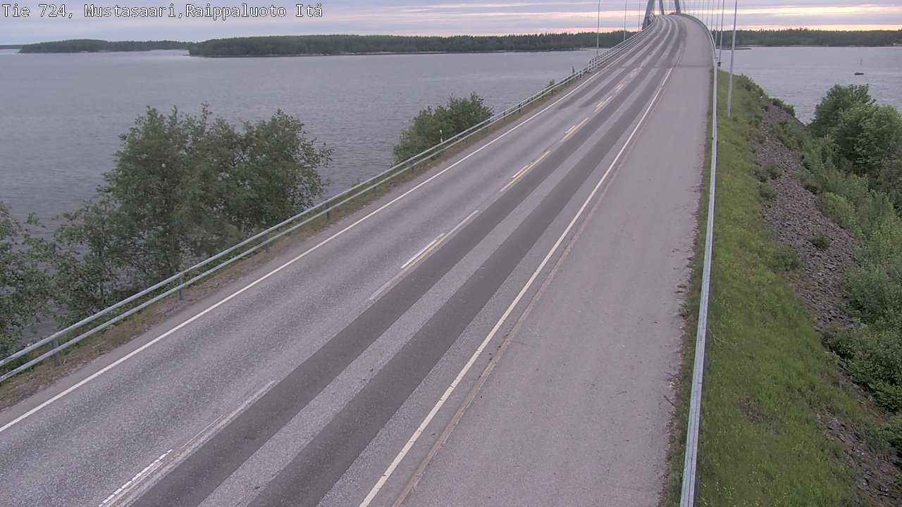 Kelikamerat Kuva Tie 724 Raippaluodonsilta itä, Mustasaari, Pohjanmaa