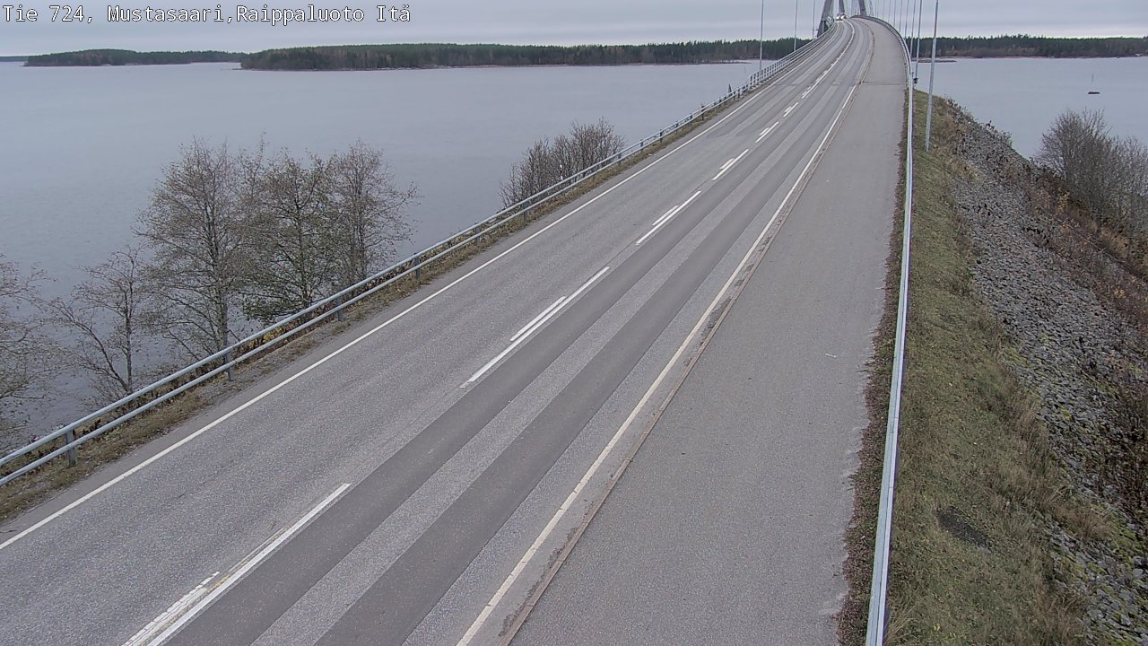 Kelikamerat Kuva Tie 724 Raippaluodonsilta itä, Mustasaari, Pohjanmaa