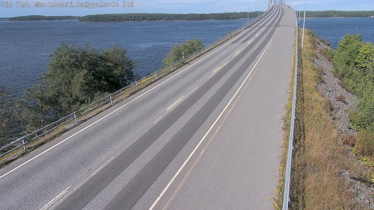 Kelikamerat Kuva Tie 724 Raippaluodonsilta itä, Mustasaari, Pohjanmaa