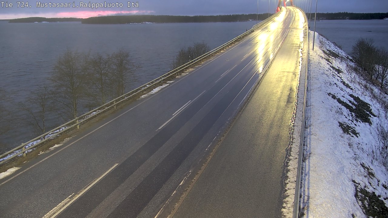 Weather Camera Image Väg 724 Korsholm, Replot, Fjärdskäret, Mustasaari, Pohjanmaa