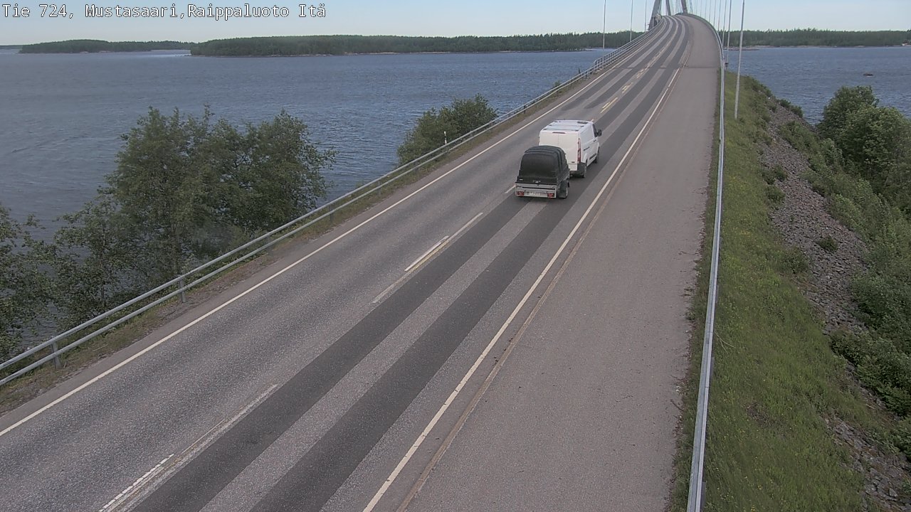 Kelikamerat Kuva Tie 724 Raippaluodonsilta itä, Mustasaari, Pohjanmaa