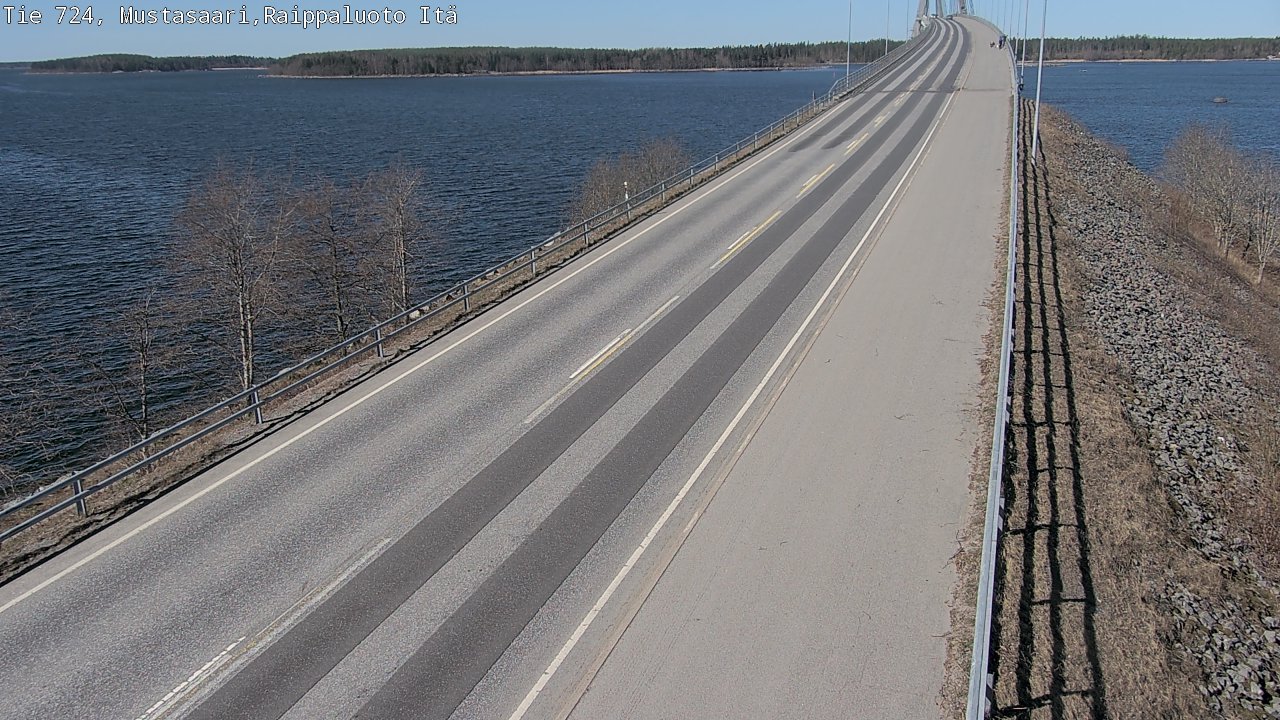 Weather Camera Image Väg 724 Korsholm, Replot, Fjärdskäret, Mustasaari, Pohjanmaa