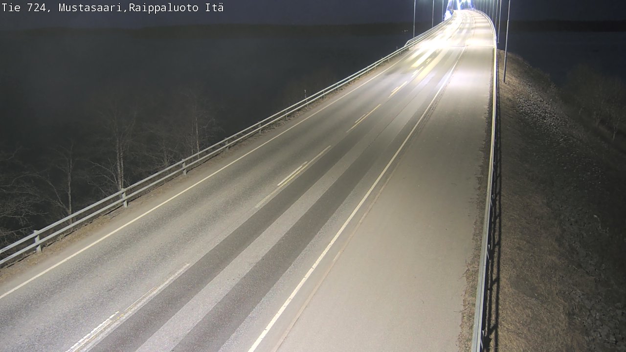 Weather Camera Image Väg 724 Korsholm, Replot, Fjärdskäret, Mustasaari, Pohjanmaa
