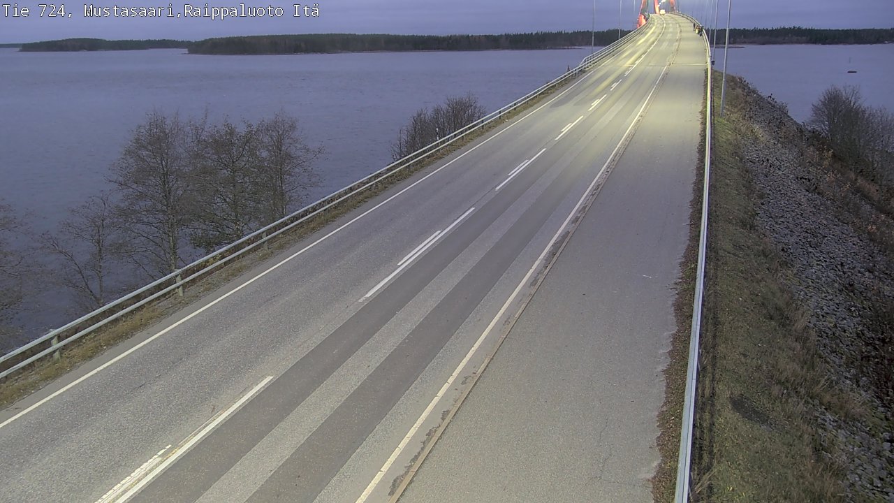 Kelikamerat Kuva Tie 724 Raippaluodonsilta itä, Mustasaari, Pohjanmaa