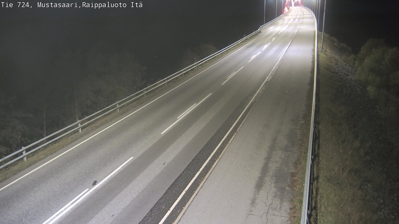 Weather Camera Image Road 724 Mustasaari, Raippaluoto, Fjärdskäret, Mustasaari, Pohjanmaa