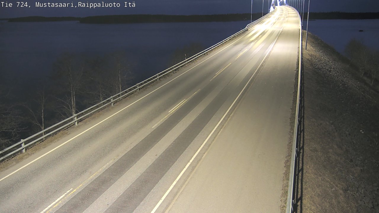 Kelikamerat Kuva Tie 724 Raippaluodonsilta itä, Mustasaari, Pohjanmaa