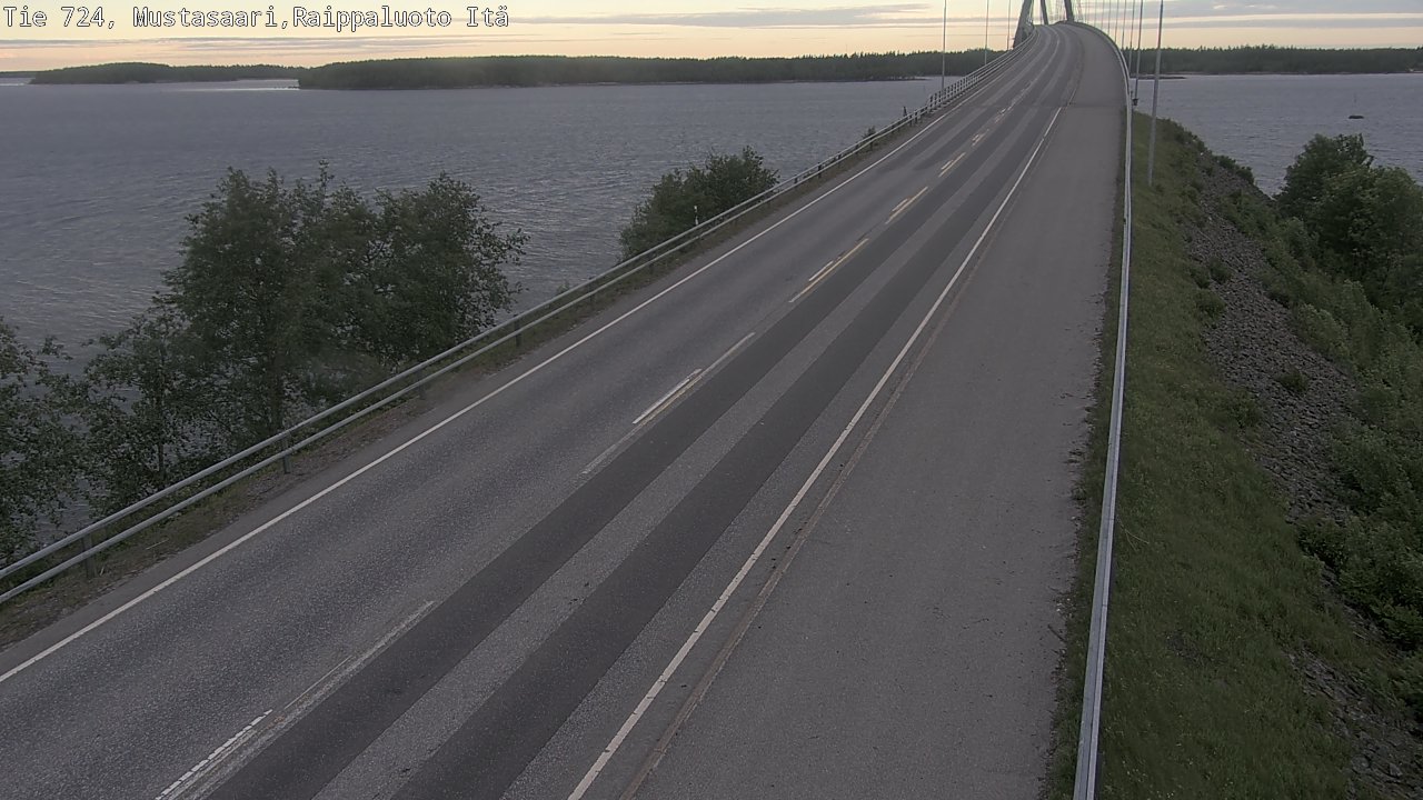 Kelikamerat Kuva Tie 724 Raippaluodonsilta itä, Mustasaari, Pohjanmaa