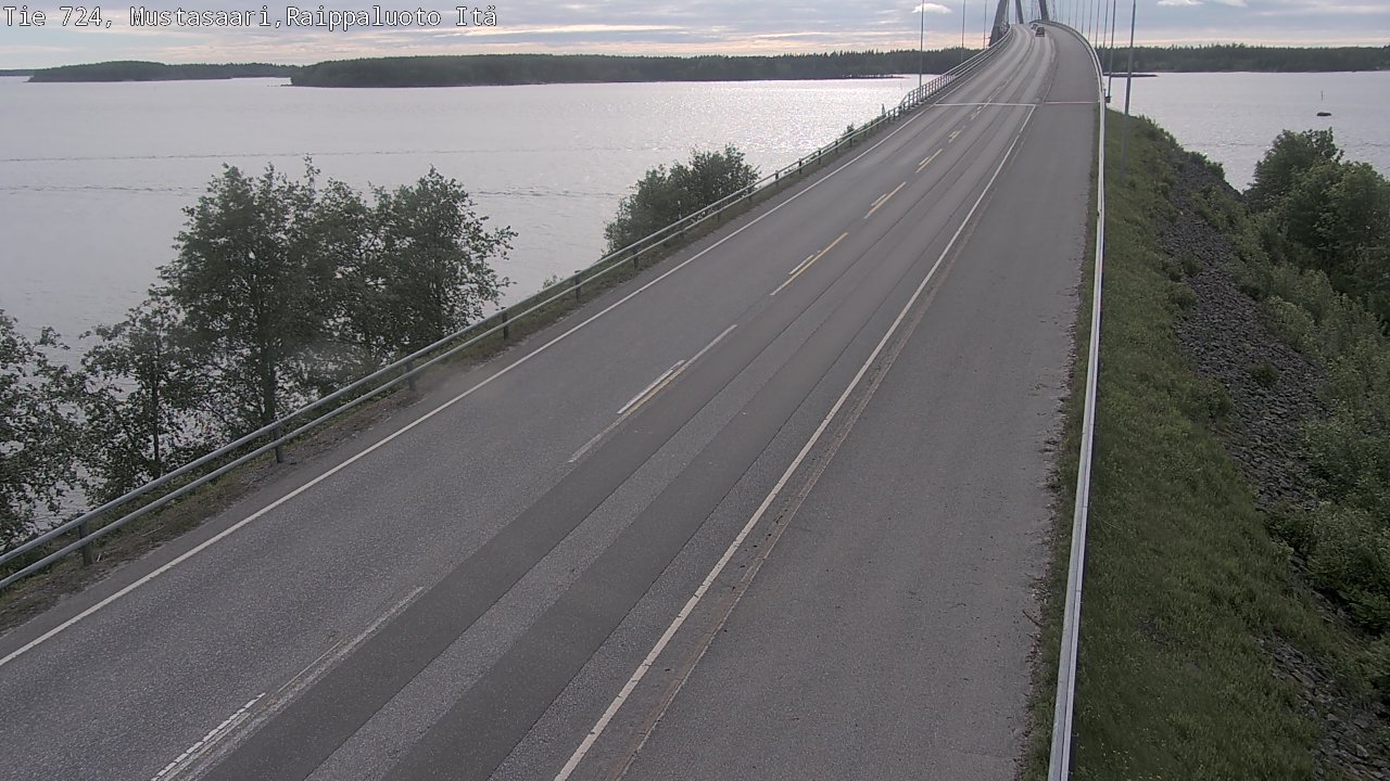 Kelikamerat Kuva Tie 724 Raippaluodonsilta itä, Mustasaari, Pohjanmaa