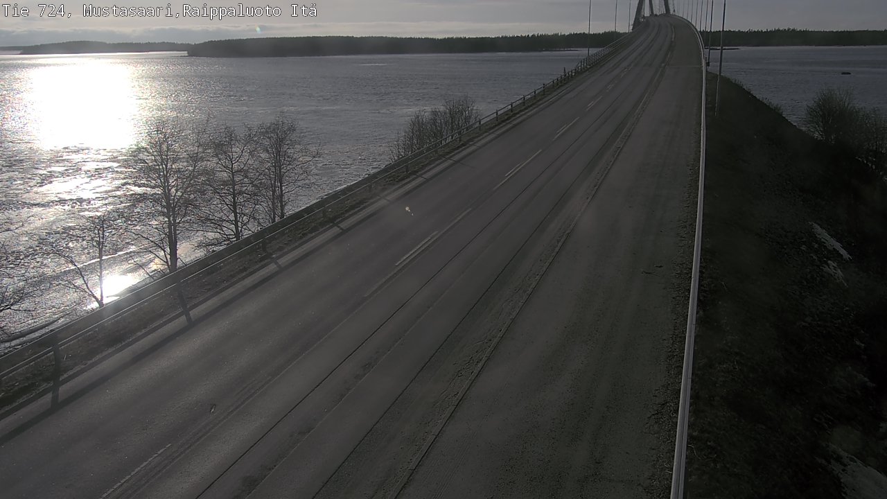 Kelikamerat Kuva Tie 724 Raippaluodonsilta itä, Mustasaari, Pohjanmaa