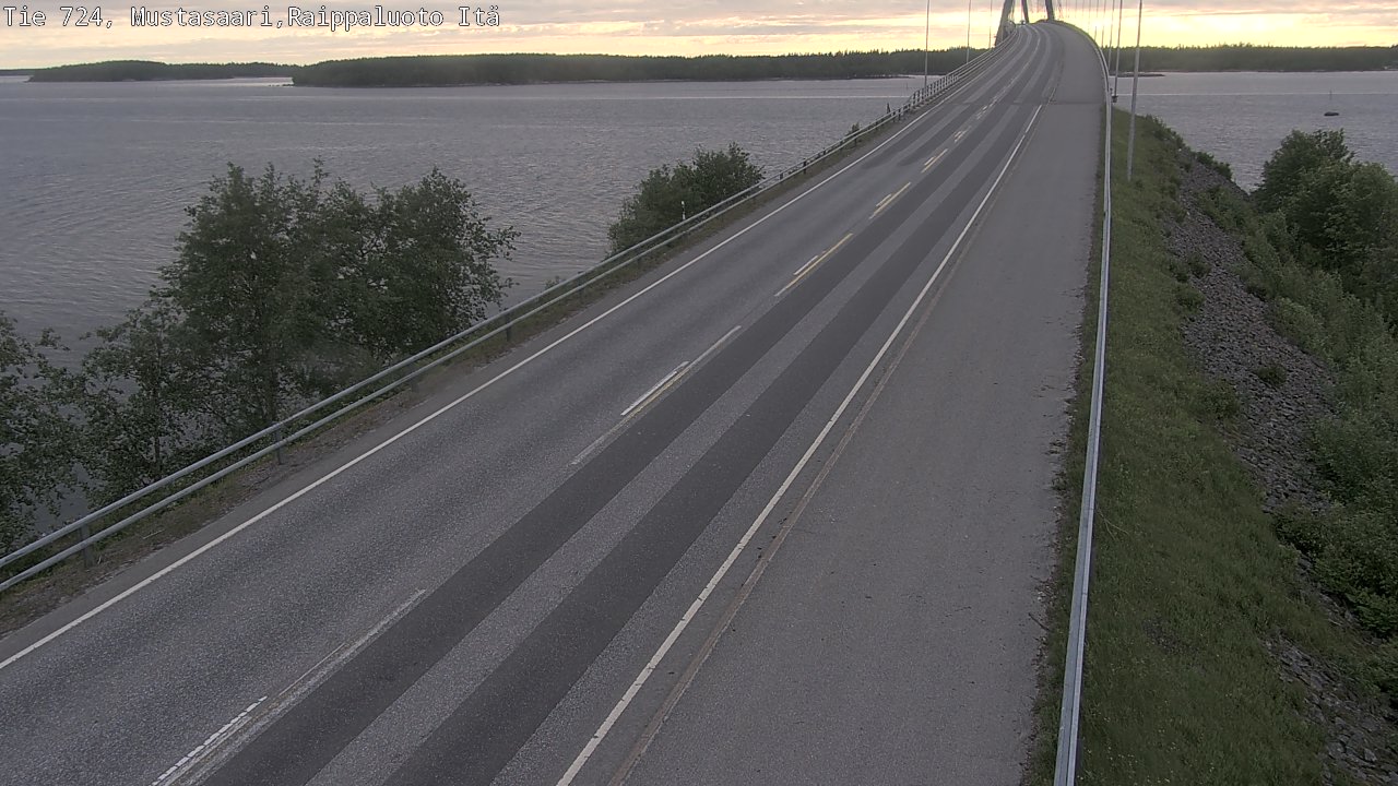 Kelikamerat Kuva Tie 724 Raippaluodonsilta itä, Mustasaari, Pohjanmaa