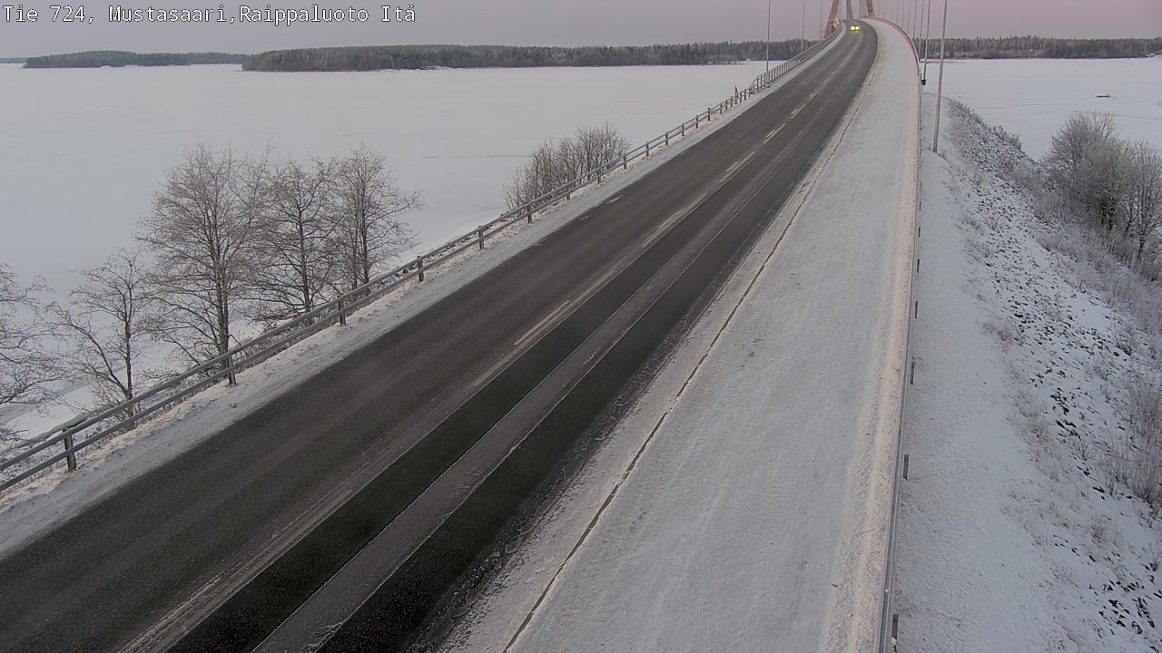Weather Camera Image Road 724 Mustasaari, Raippaluoto, Fjärdskäret, Mustasaari, Pohjanmaa