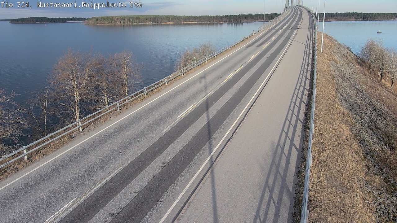 Kelikamerat Kuva Tie 724 Raippaluodonsilta itä, Mustasaari, Pohjanmaa