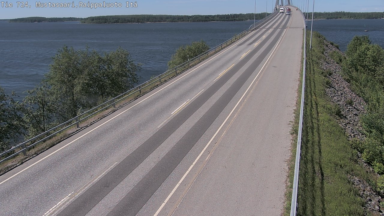 Weather Camera Image Väg 724 Korsholm, Replot, Fjärdskäret, Mustasaari, Pohjanmaa