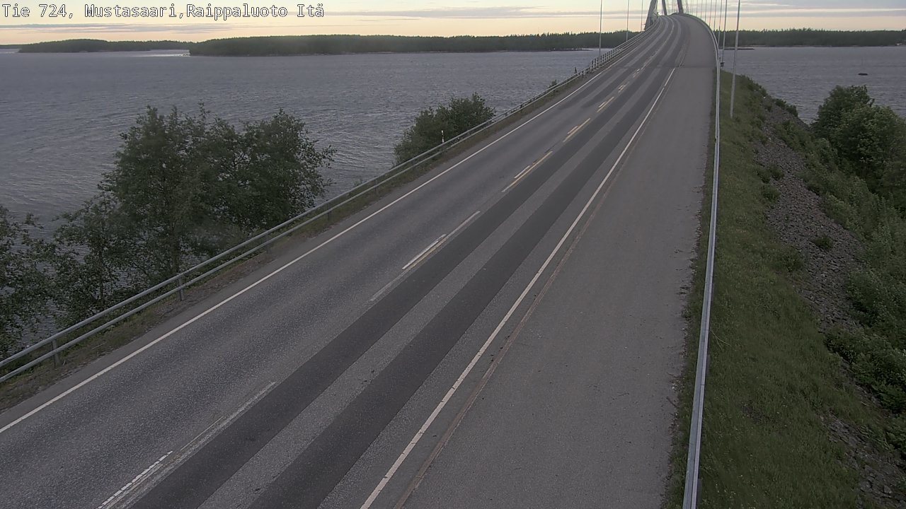 Kelikamerat Kuva Tie 724 Raippaluodonsilta itä, Mustasaari, Pohjanmaa