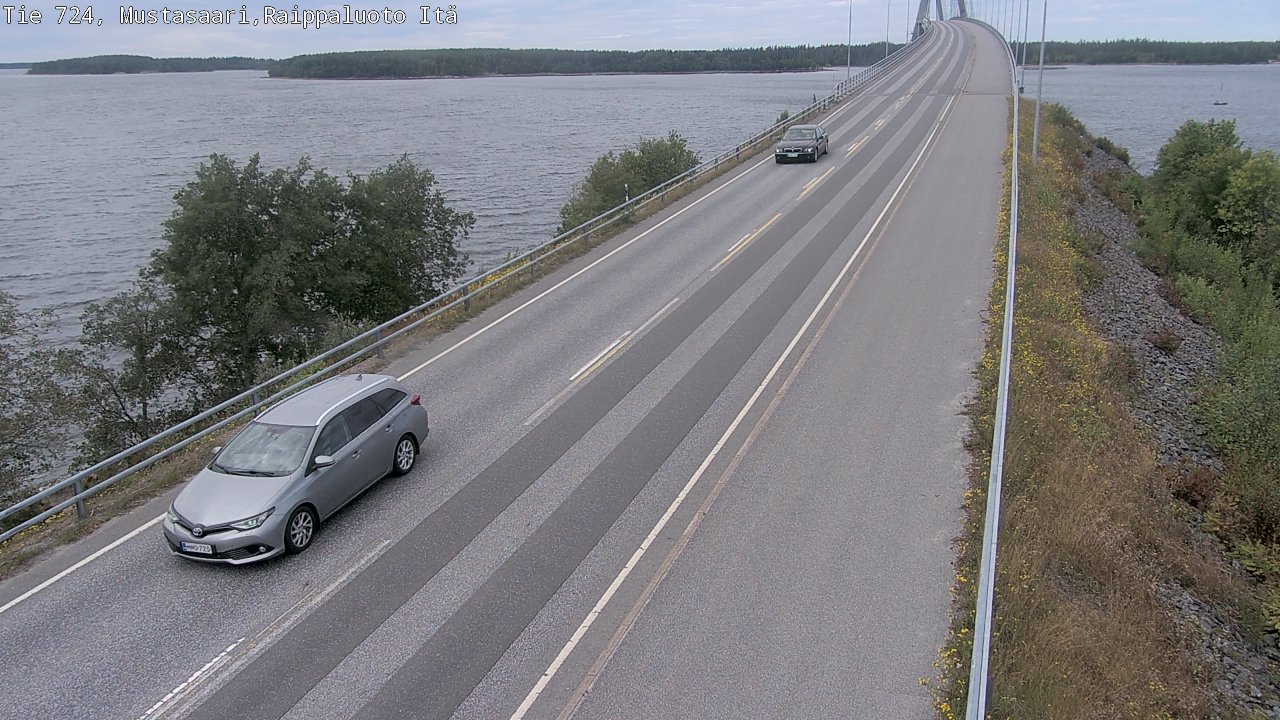 Kelikamerat Kuva Tie 724 Raippaluodonsilta itä, Mustasaari, Pohjanmaa
