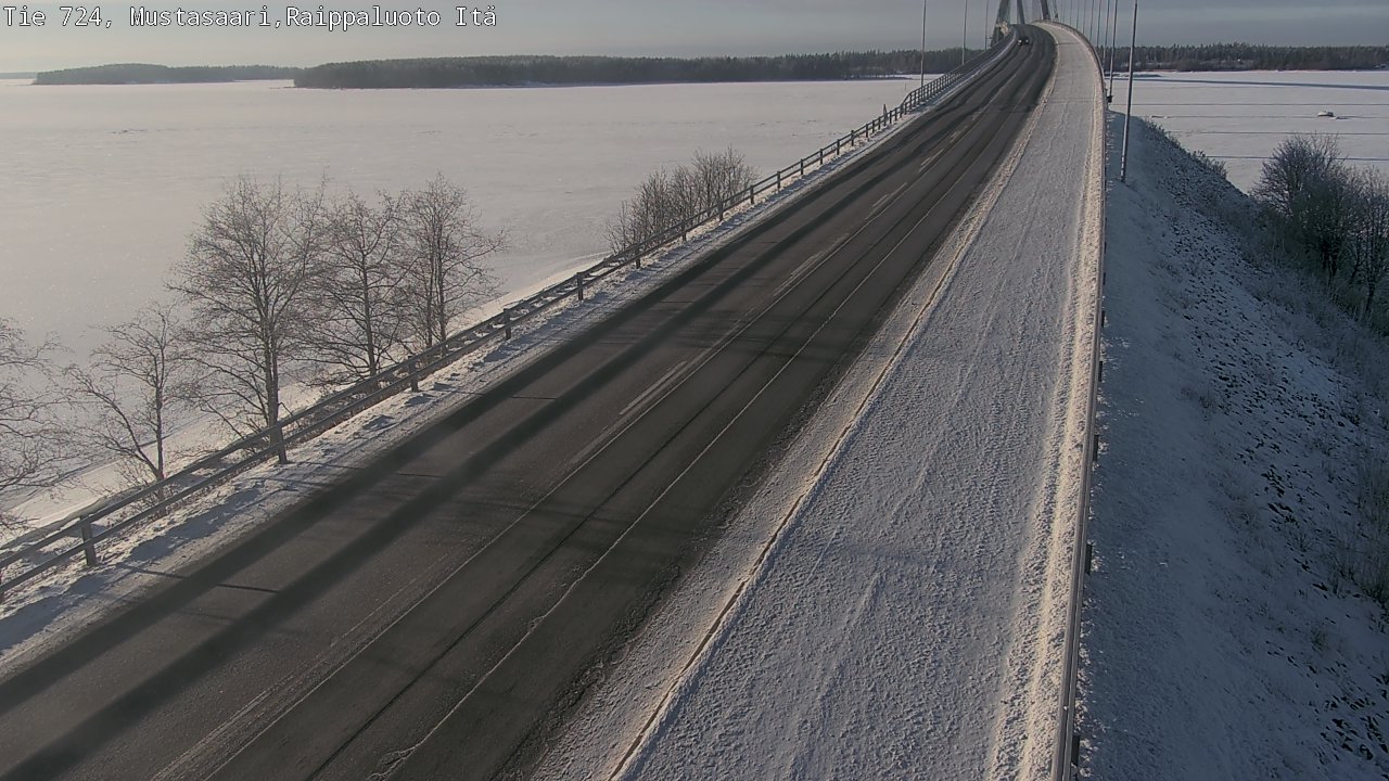 Weather Camera Image Road 724 Mustasaari, Raippaluoto, Fjärdskäret, Mustasaari, Pohjanmaa