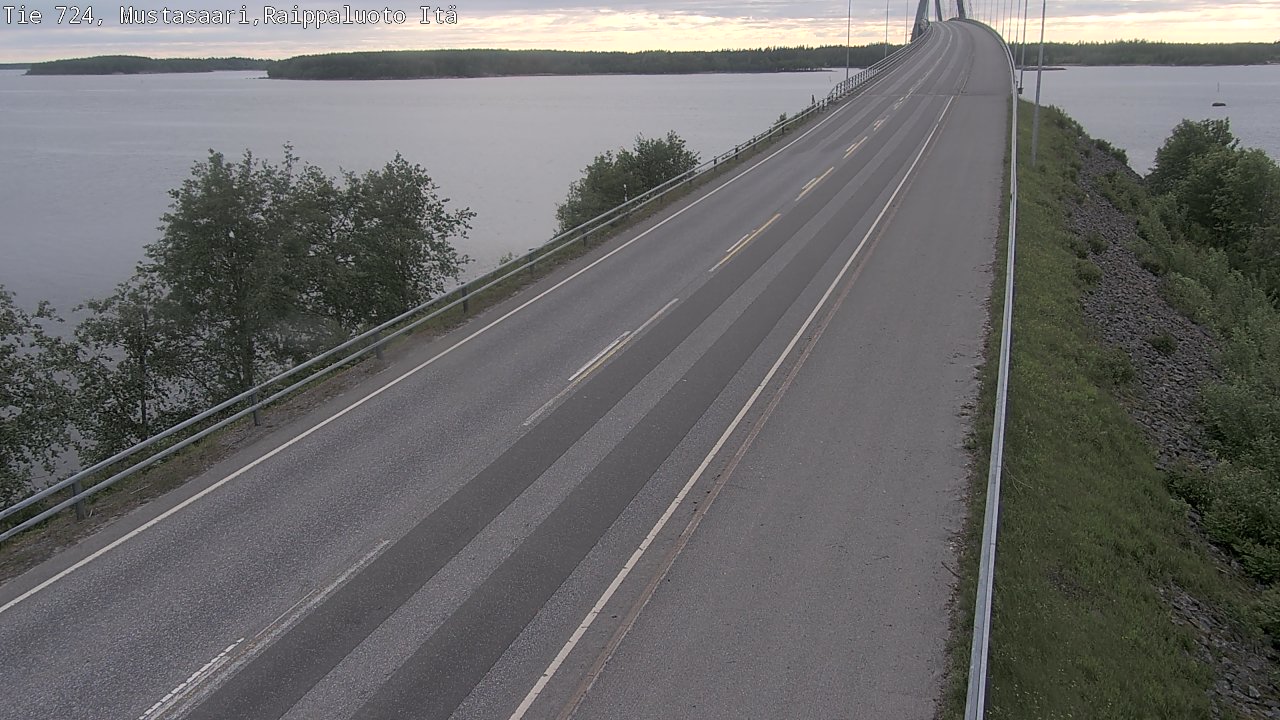 Kelikamerat Kuva Tie 724 Raippaluodonsilta itä, Mustasaari, Pohjanmaa