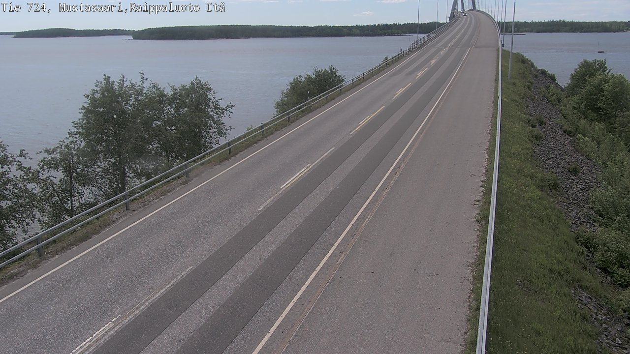 Weather Camera Image Road 724 Mustasaari, Raippaluoto, Fjärdskäret, Mustasaari, Pohjanmaa