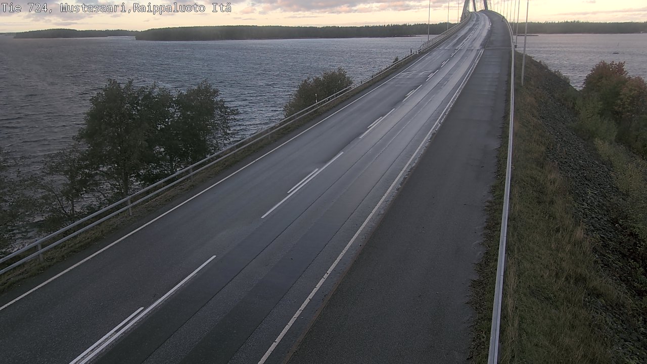Kelikamerat Kuva Tie 724 Raippaluodonsilta itä, Mustasaari, Pohjanmaa