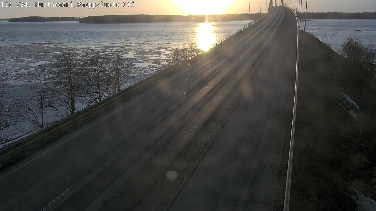 Kelikamerat Kuva Tie 724 Raippaluodonsilta itä, Mustasaari, Pohjanmaa