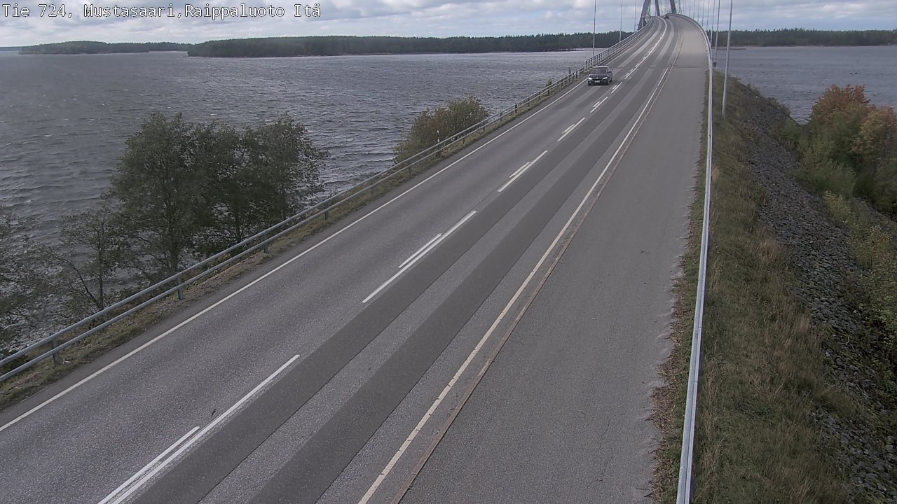 Kelikamerat Kuva Tie 724 Raippaluodonsilta itä, Mustasaari, Pohjanmaa