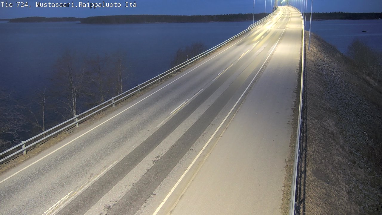 Kelikamerat Kuva Tie 724 Raippaluodonsilta itä, Mustasaari, Pohjanmaa