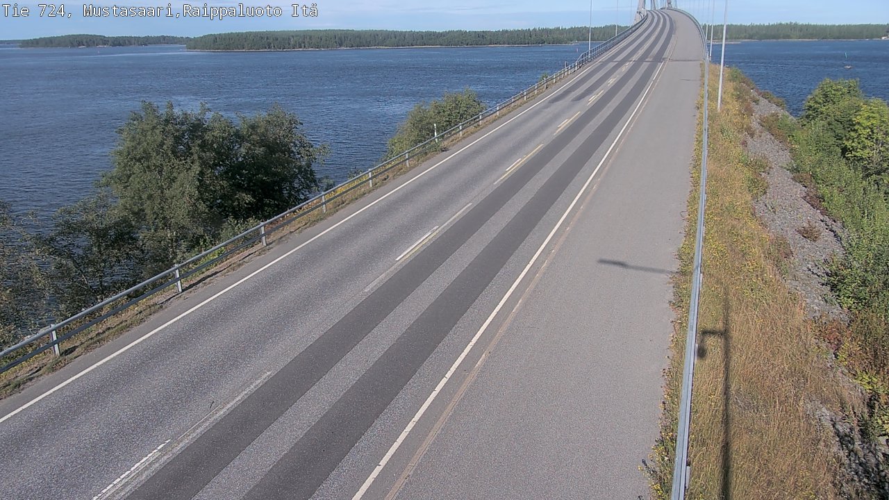 Kelikamerat Kuva Tie 724 Raippaluodonsilta itä, Mustasaari, Pohjanmaa