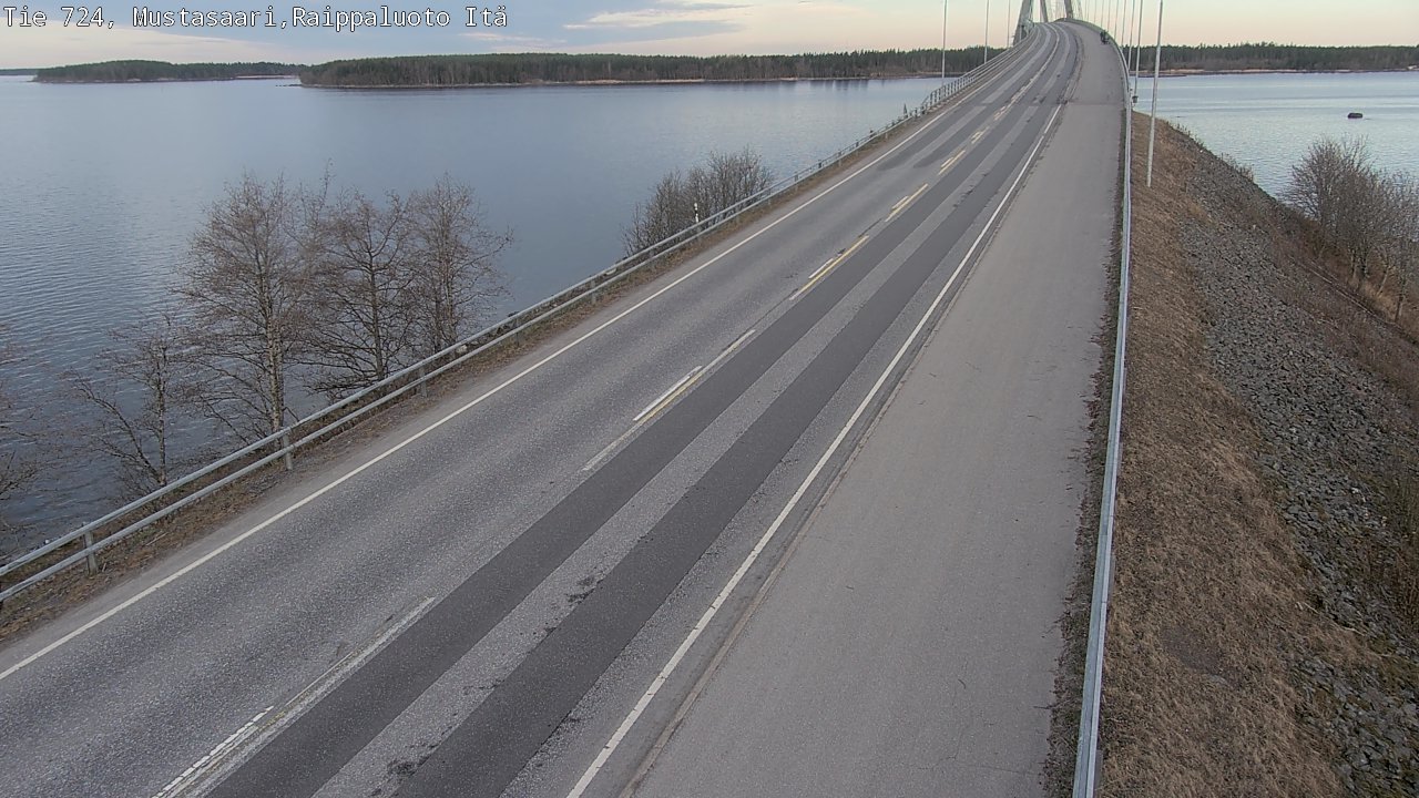Kelikamerat Kuva Tie 724 Raippaluodonsilta itä, Mustasaari, Pohjanmaa