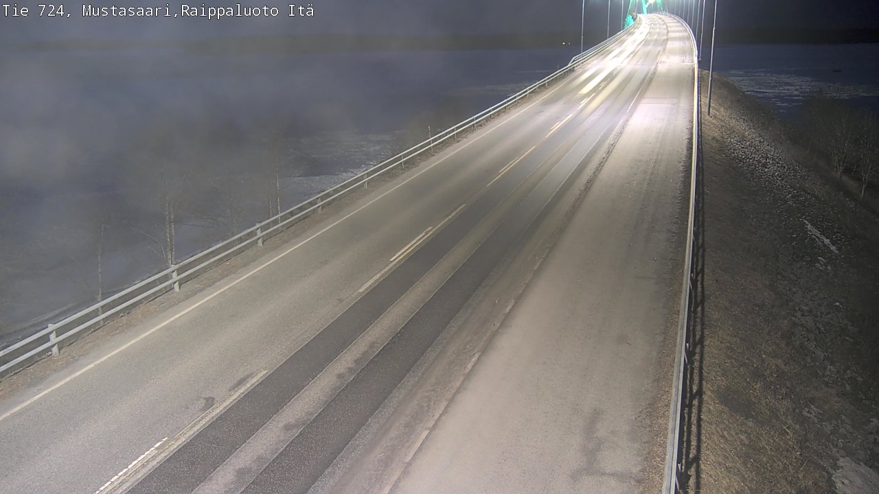 Weather Camera Image Road 724 Mustasaari, Raippaluoto, Fjärdskäret, Mustasaari, Pohjanmaa