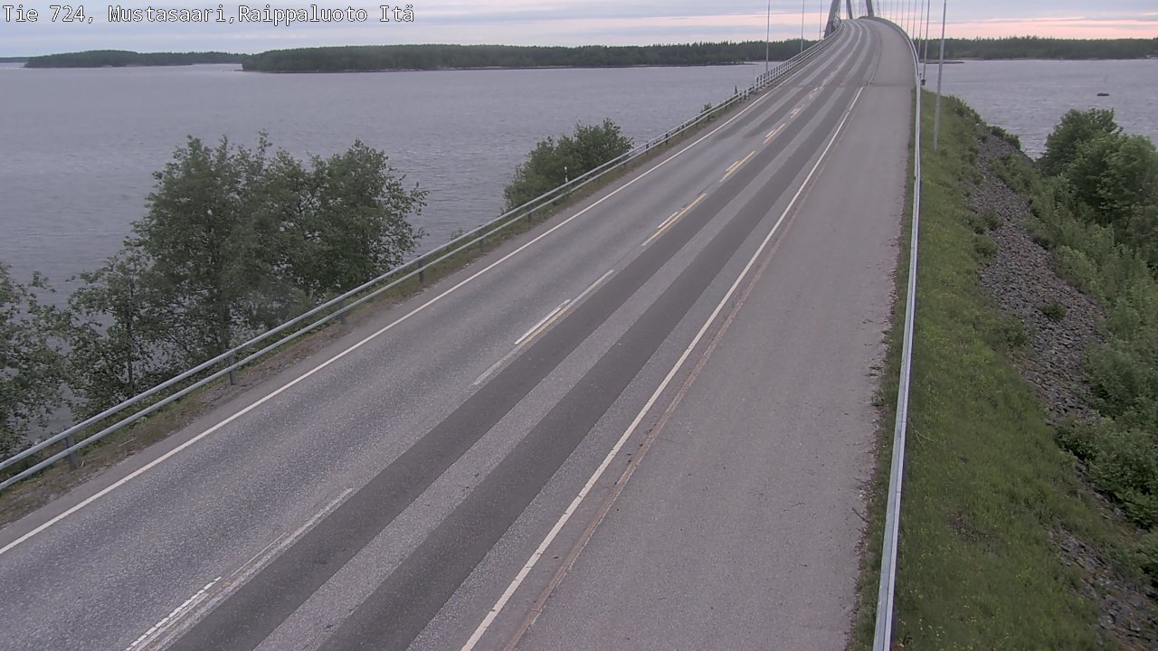 Kelikamerat Kuva Tie 724 Raippaluodonsilta itä, Mustasaari, Pohjanmaa