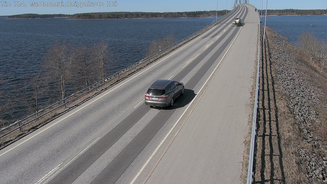 Weather Camera Image Väg 724 Korsholm, Replot, Fjärdskäret, Mustasaari, Pohjanmaa