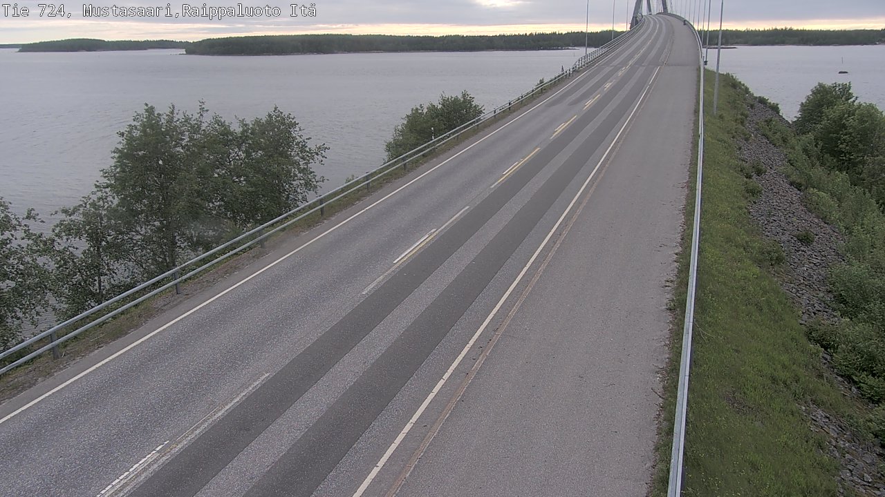 Kelikamerat Kuva Tie 724 Raippaluodonsilta itä, Mustasaari, Pohjanmaa