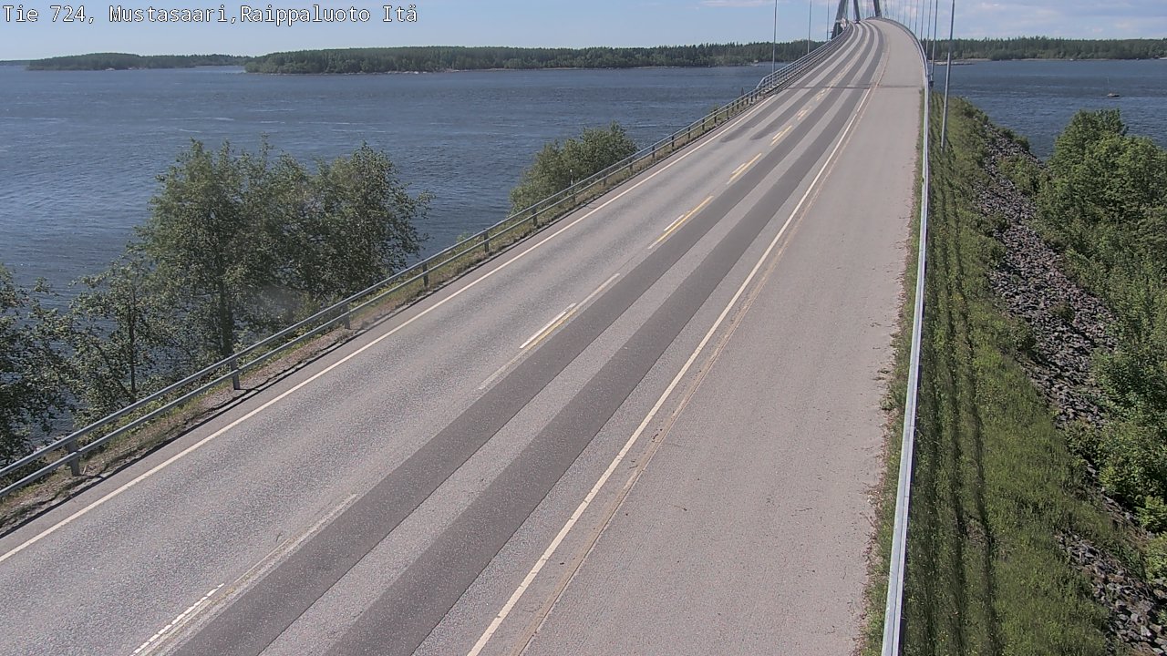 Weather Camera Image Väg 724 Korsholm, Replot, Fjärdskäret, Mustasaari, Pohjanmaa