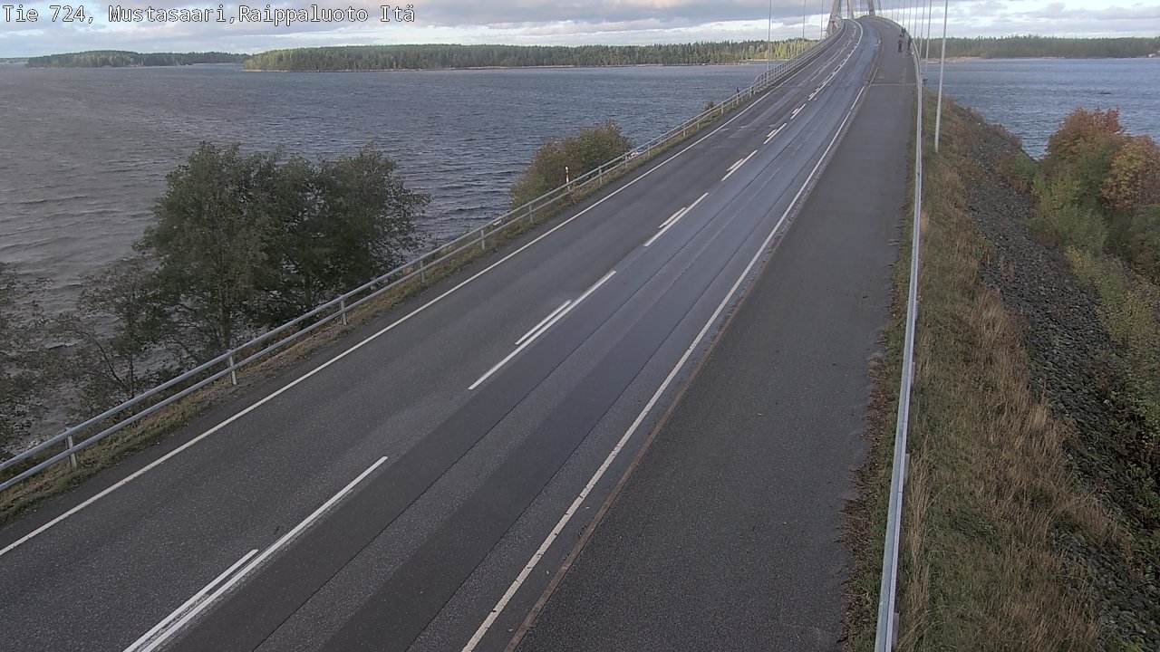 Kelikamerat Kuva Tie 724 Raippaluodonsilta itä, Mustasaari, Pohjanmaa