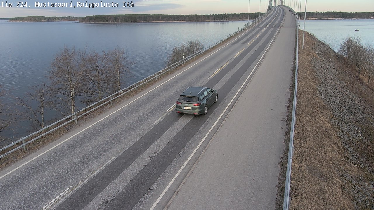 Kelikamerat Kuva Tie 724 Raippaluodonsilta itä, Mustasaari, Pohjanmaa